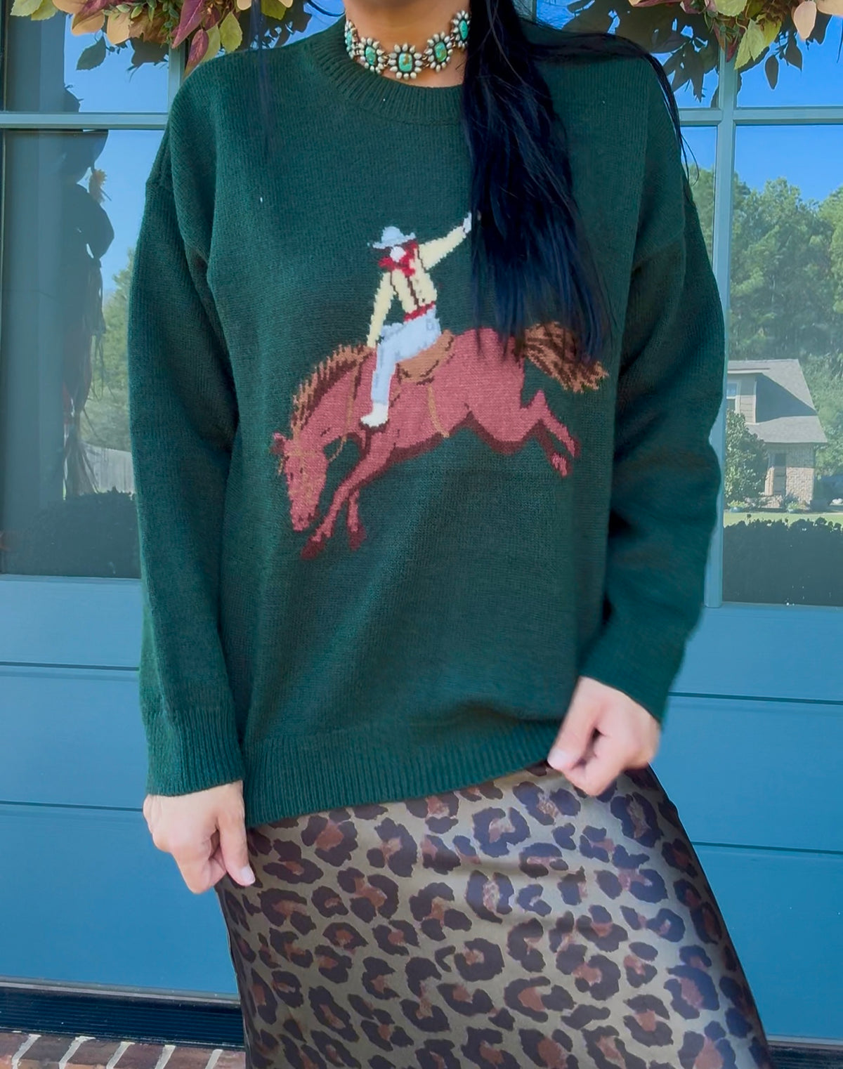 Cowboy Horse Sweater