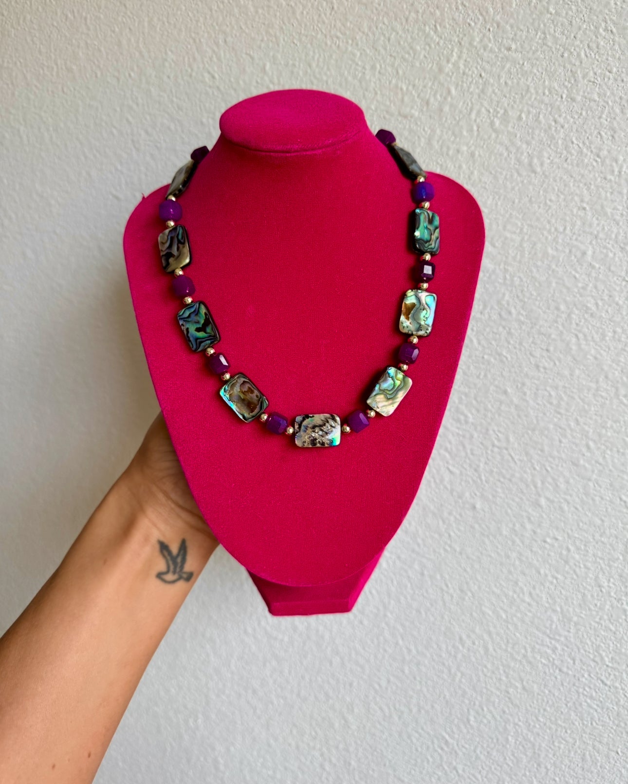Abalone & Jade Necklace