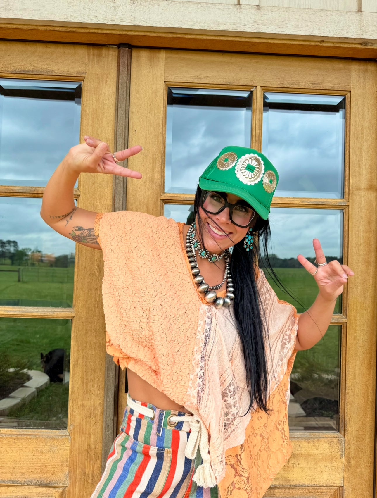 Peachy Keen Lace Top