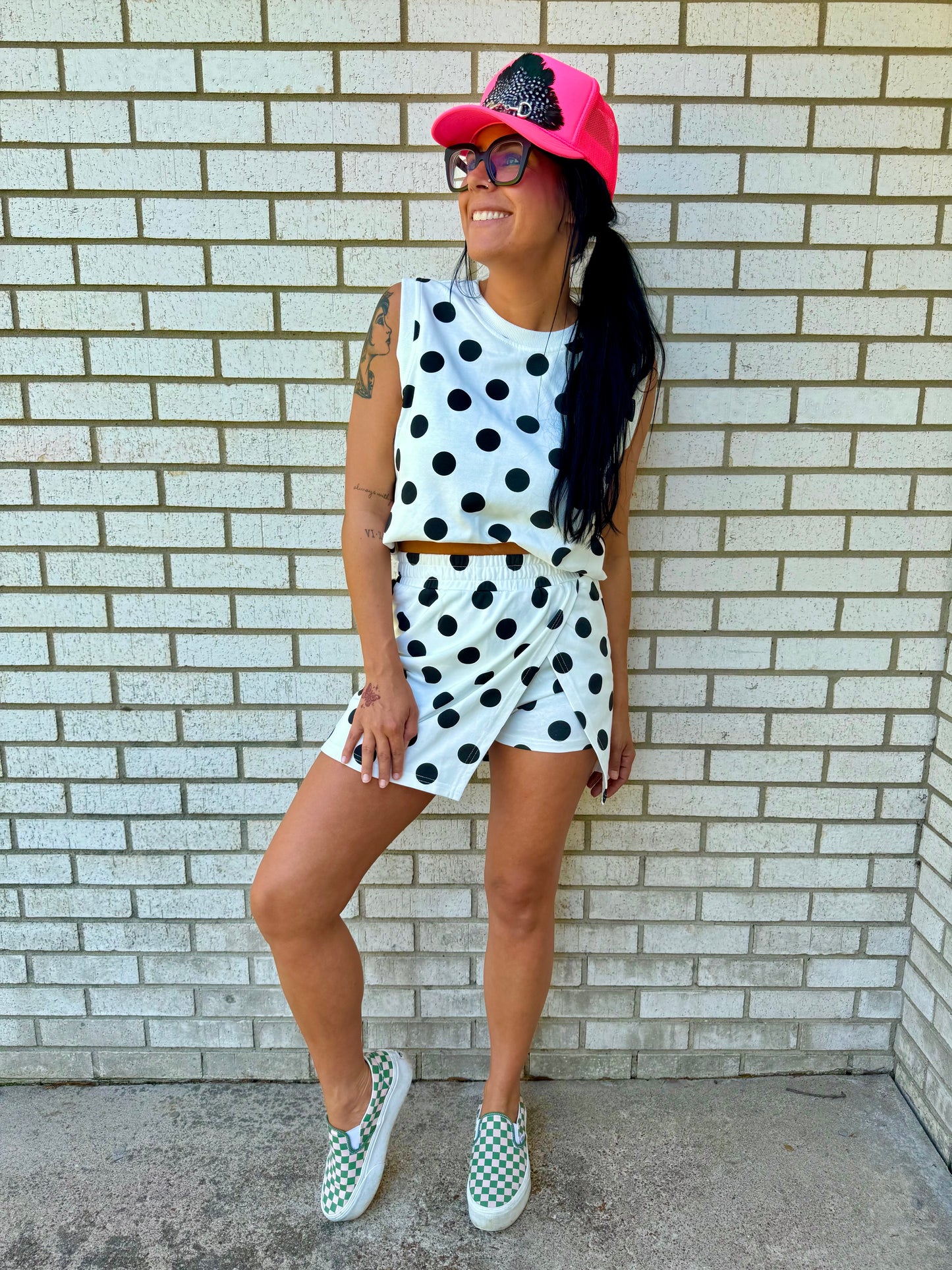 Dottie Polka Dot Skort Set