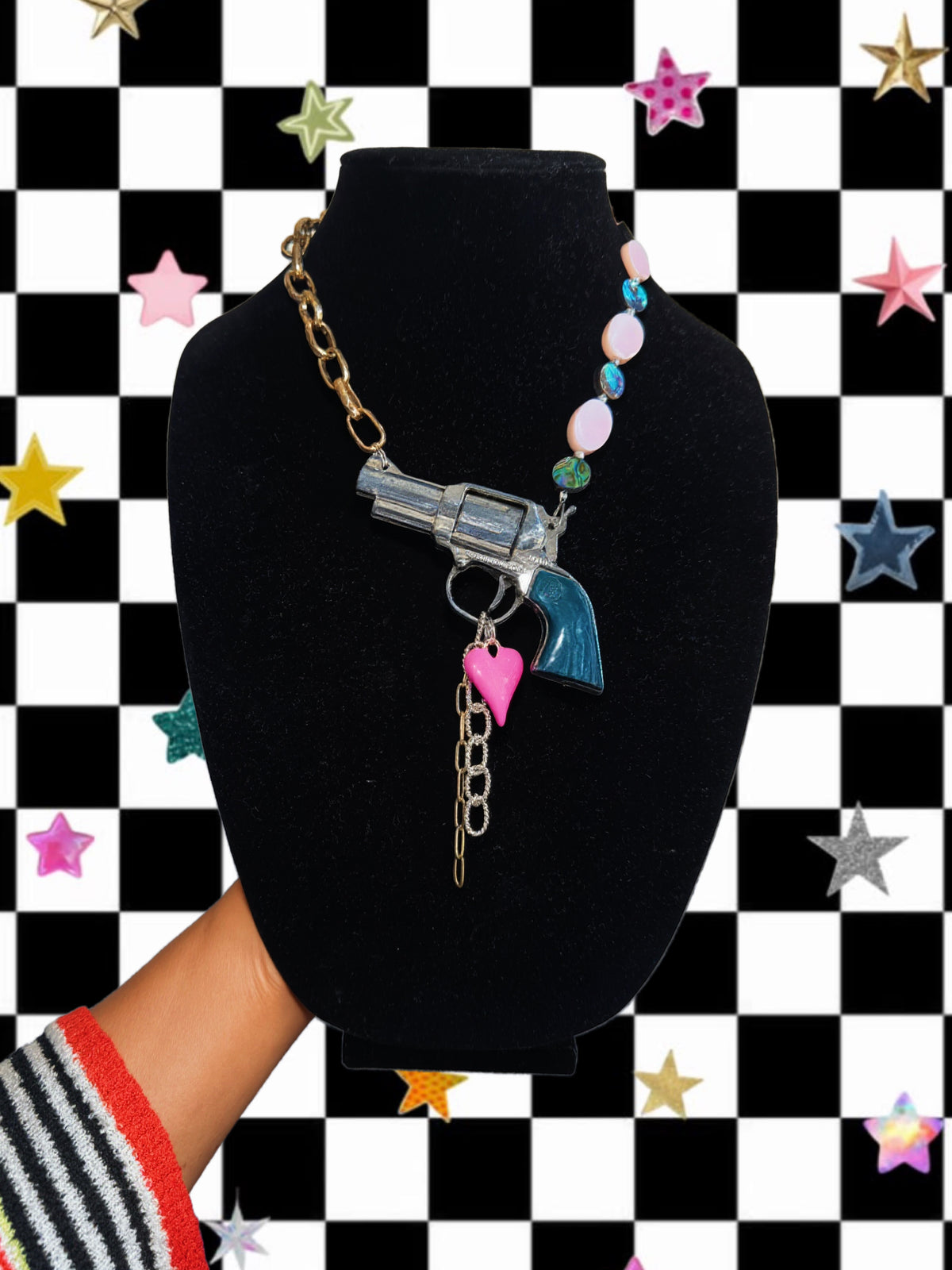 Pink Conch and Abalone Pew Pew