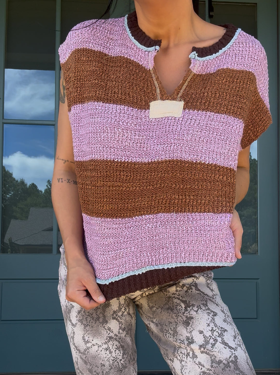 Lightweight Striped Sweater