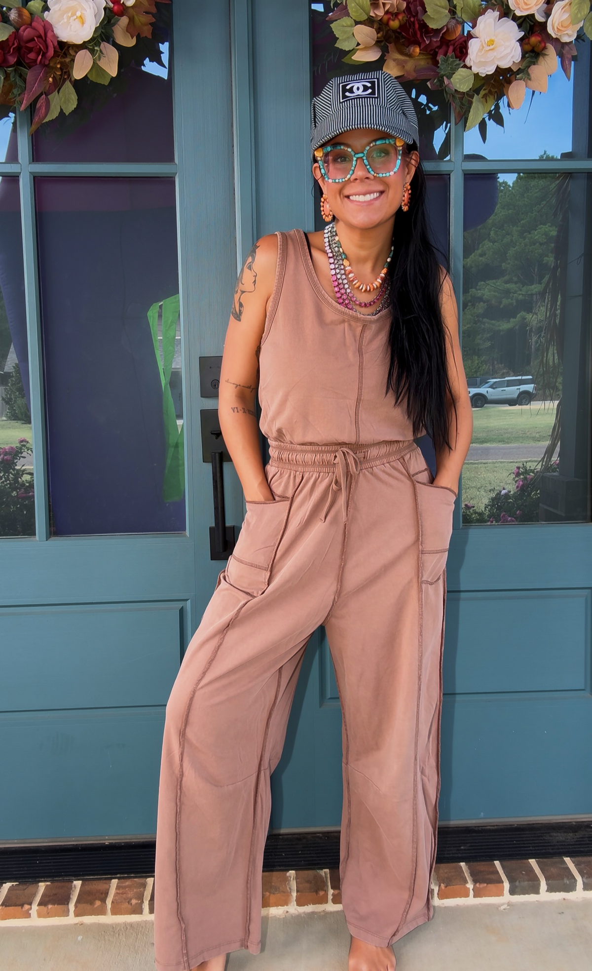 Brown Jumpsuit