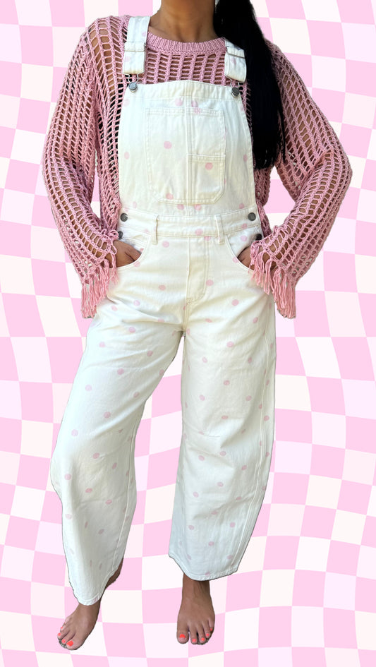 Polka Dot Overalls