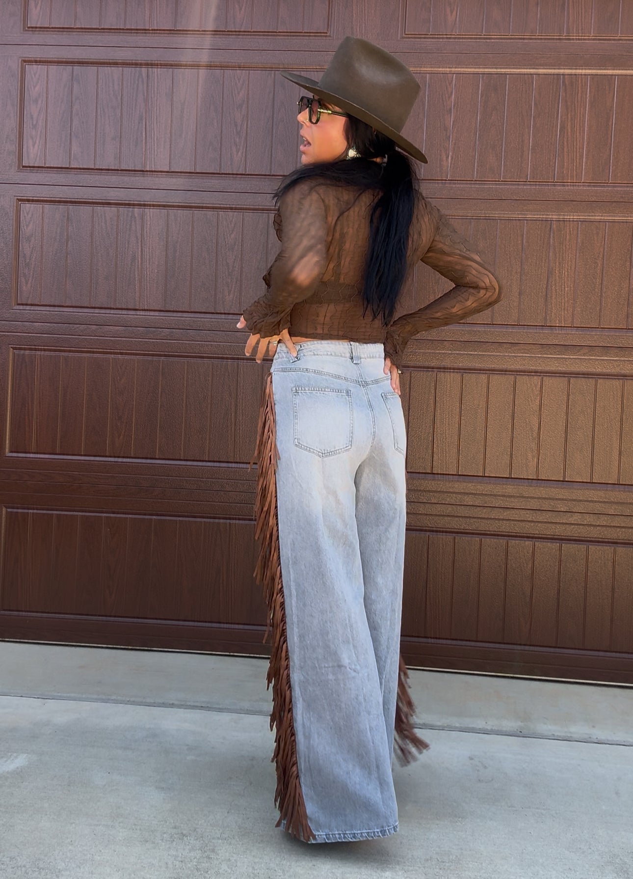 Fringe Denim britches