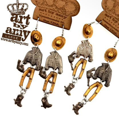 Cowboy EARRINGS only