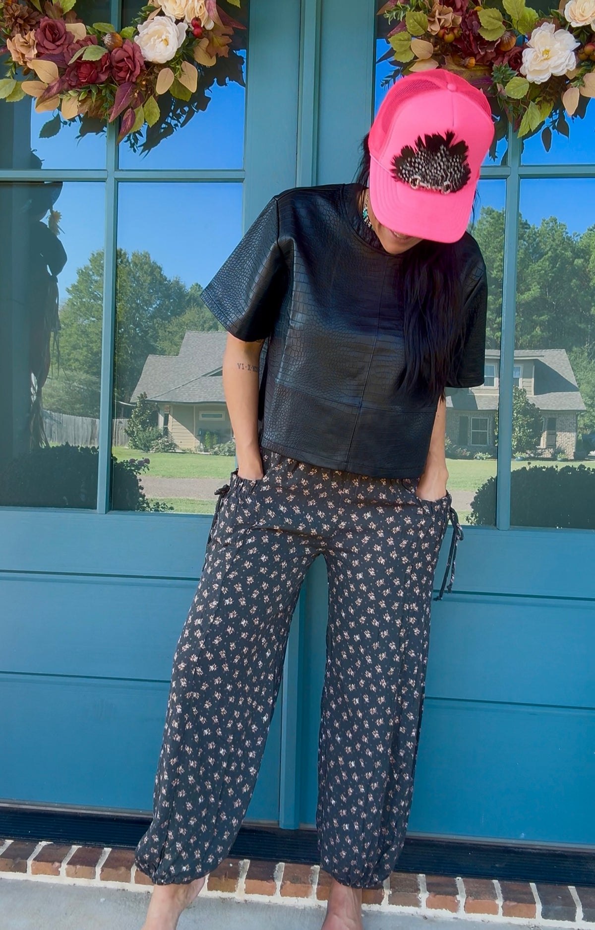 Floral Joggers