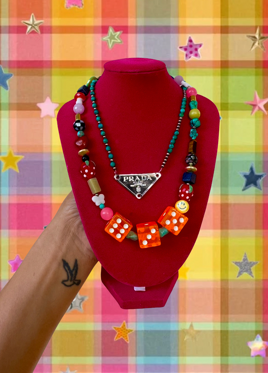 Funky Dice Necklace