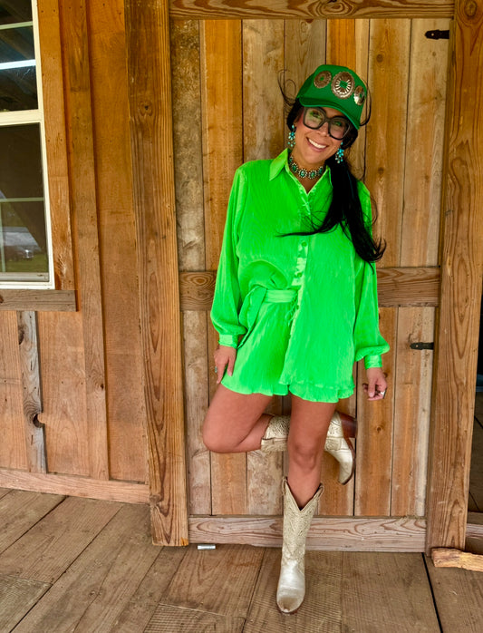 Cosmo Green Matching Set